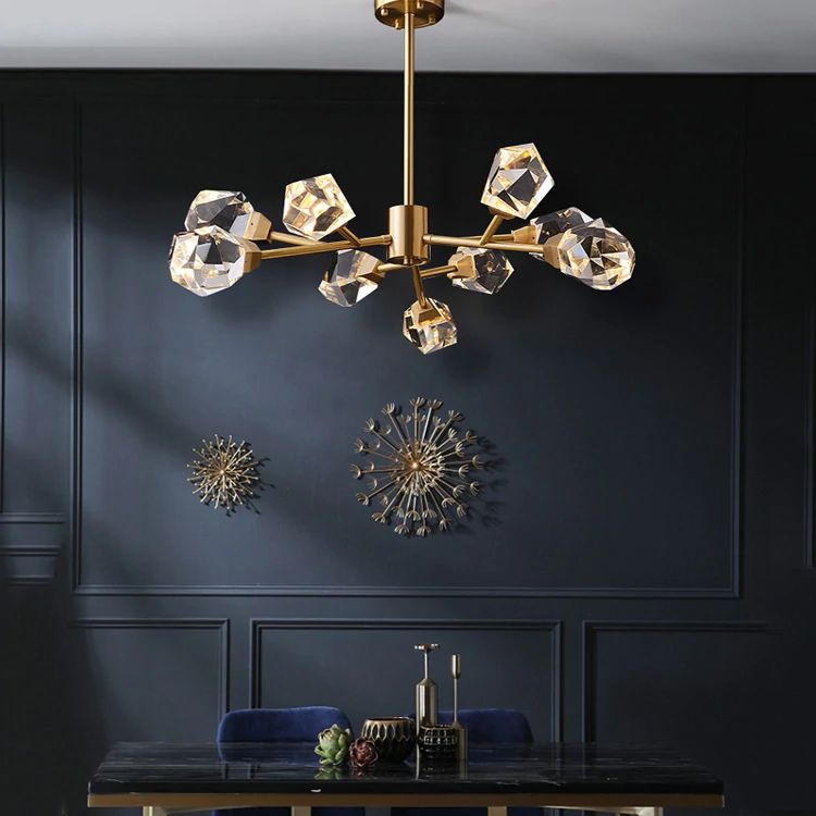 Nicole Crystal Modern Chandelier-Meet Lighting