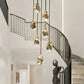 Nicole Crystal Multi-Lights Pendant-Meet Lighting