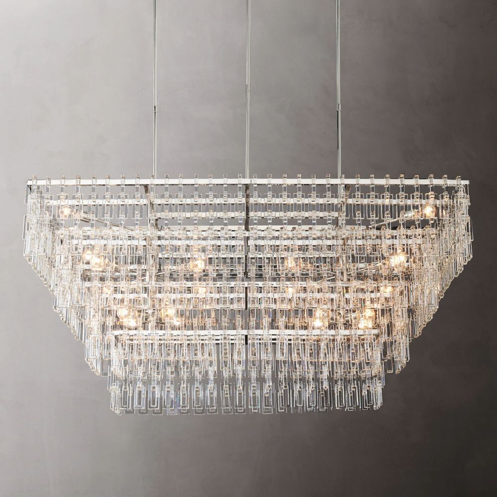 Nigel Rectangle Chandelier-Meet Lighting