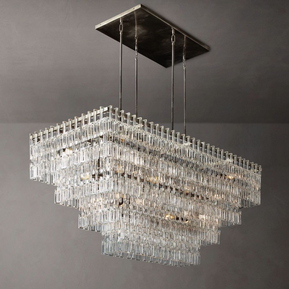 Marignan Rectangle Chandelier-MEET LIGHTING
