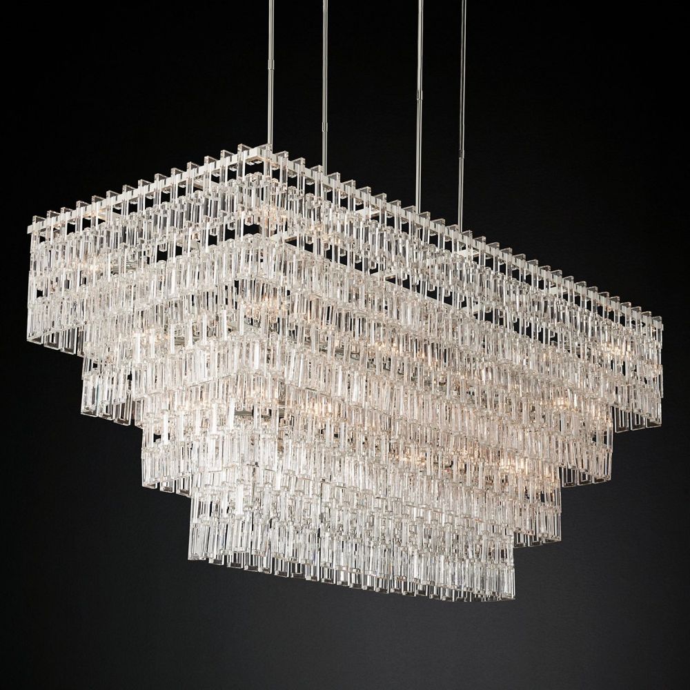Marignan Rectangle Chandelier-MEET LIGHTING