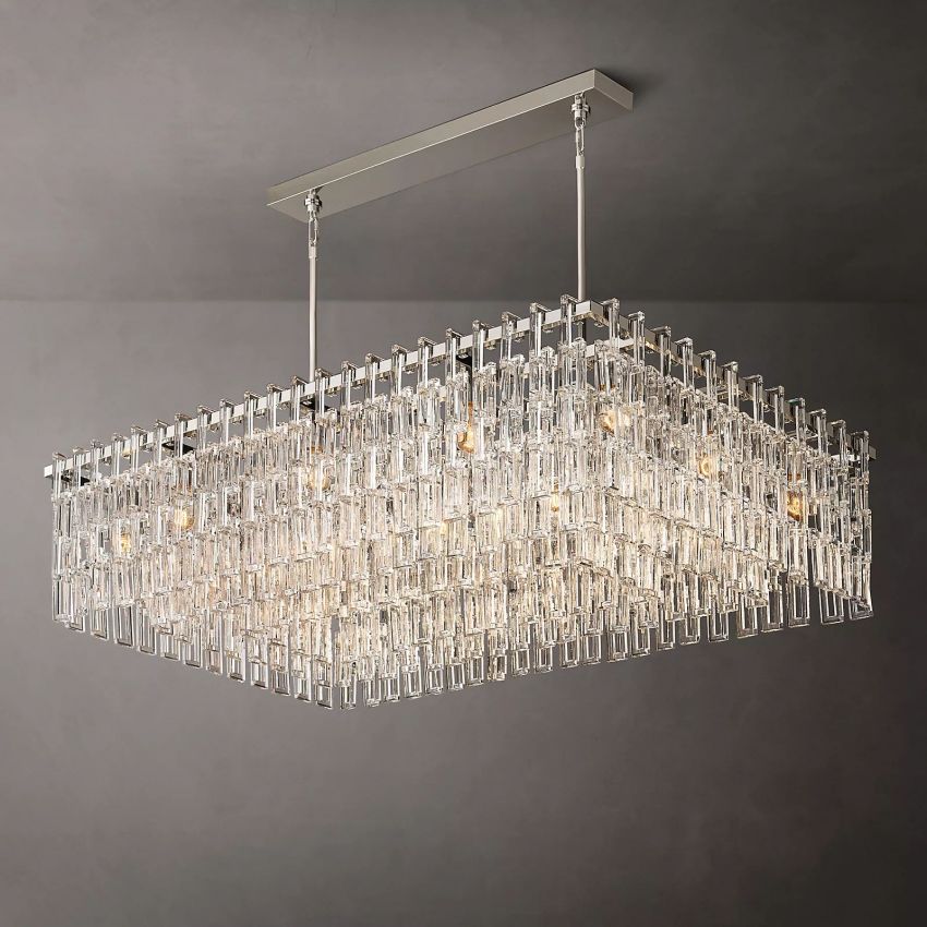 Nigel Rectangle Chandelier-Meet Lighting