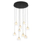 Nona Round LED Chandelier-Meet Lighting