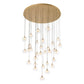 Nona Round LED Chandelier-Meet Lighting