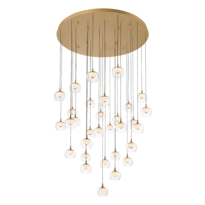 Nona Round LED Chandelier-MEET LIGHTING