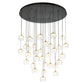 Nona Round LED Chandelier-Meet Lighting