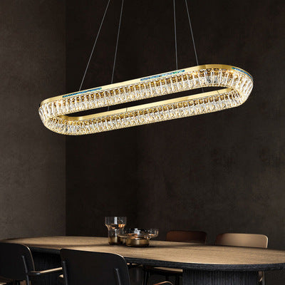 Light Luxury Creative Multi-layer Shell Crystal Art Chandelier for Living/Dining Room-MEET LIGHTING