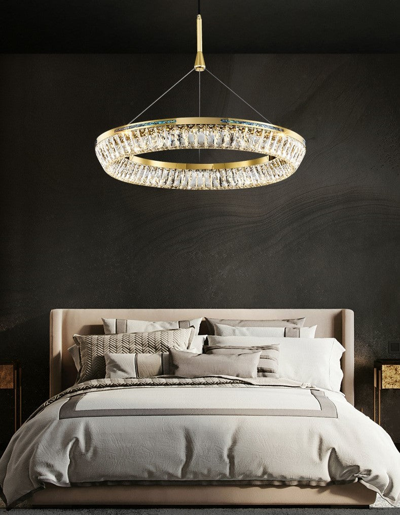 Light Luxury Creative Multi-layer Shell Crystal Art Chandelier for Living/Dining Room-MEET LIGHTING