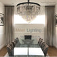 Odeom 7-Layer Crystal Round Chandelier 44"-Meet Lighting