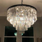 Odeom 7-Layer Crystal Round Chandelier 44"-Meet Lighting