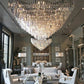 Odeom 7-Layer Crystal Square Chandelier 47"-Meet Lighting