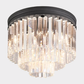 Odeon Crystal Multi-Layer Round Ceiling 20" 32"-Meet Lighting