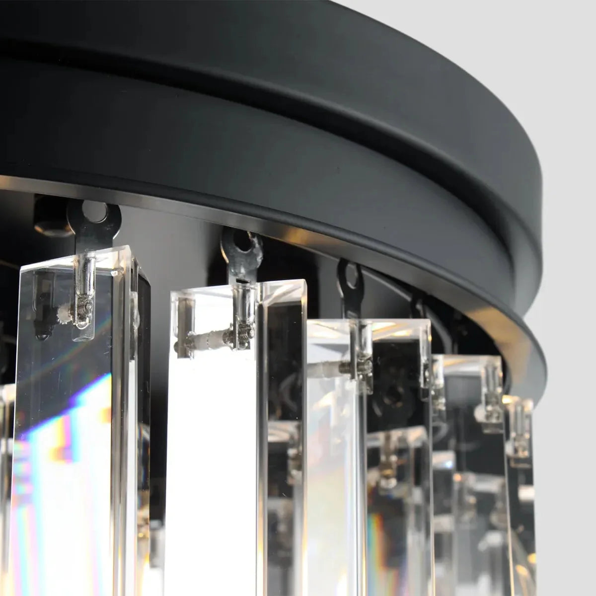 Odeom Crystal Multi-Layer Round Chandelier-MEET LIGHTING