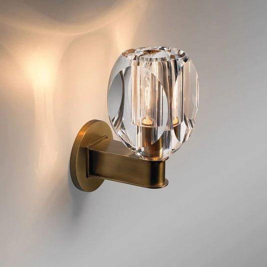 Olga Crystal Sconce 9"