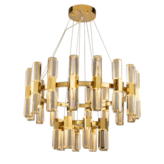 Olivia 3-Tier Round Chandelier-Meet Lighting