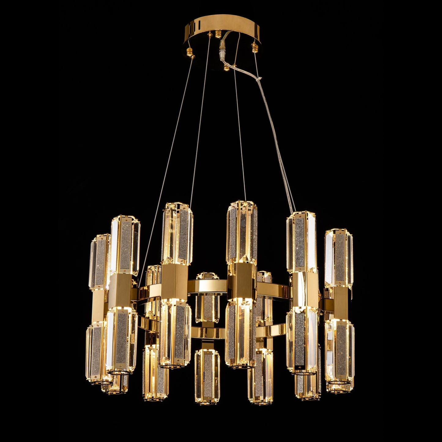 Olivia Round Chandelier-Meet Lighting