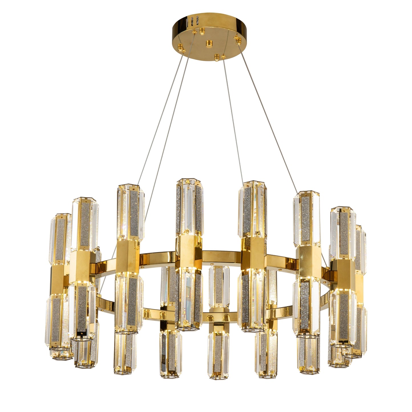 Olivia Round Chandelier-Meet Lighting