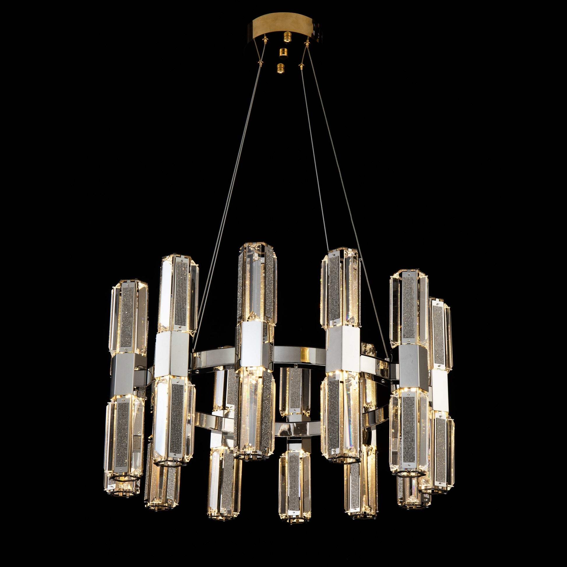 Olivia Round Chandelier-Meet Lighting