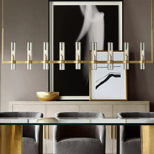 Olivia Linear Chandelier Art Blown Glass 71" chandeliers for dining room,chandeliers for stairways,chandeliers for foyer,chandeliers for bedrooms,chandeliers for kitchen,chandeliers for living room Rbrights   