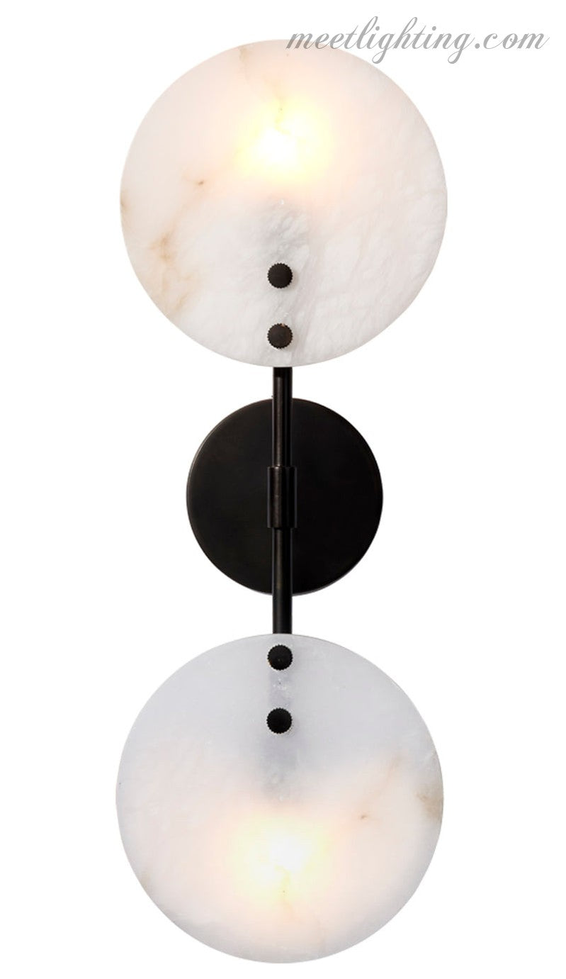 Oracle Alabaster Sconce-Meet Lighting