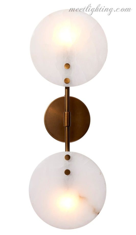 Oracle Alabaster Sconce-Meet Lighting