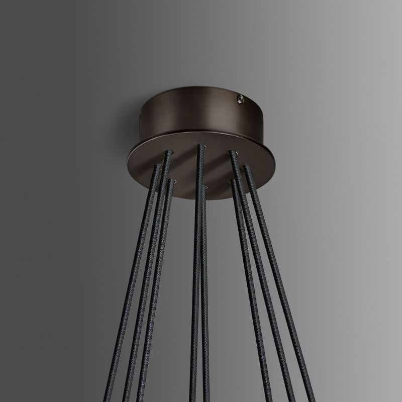 Osleride CircularI Chandelier-Meet Lighting