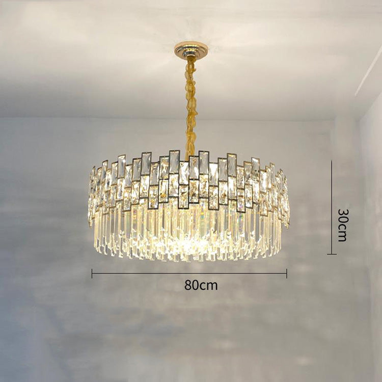 Palo clear Crystal Round Chandelier-Meet Lighting