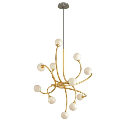 Pearl Pendant Chandelier 12 Lights-MEET LIGHTING