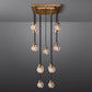 Pearl Rectangle Chandelier 36"-Meet Lighting