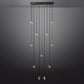 Pearl Rectangle Chandelier 54"-Meet Lighting