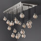 Pearl Rectangle Chandelier 54"-Meet Lighting