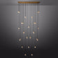 Pearl Rectangle Chandelier 72"-Meet Lighting