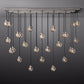 Pearl Rectangle Chandelier 72"-Meet Lighting