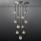 Pearl Round Chandelier-Meet Lighting