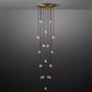 Pearl Round Chandelier-Meet Lighting