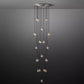 Pearl Round Chandelier-Meet Lighting