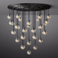 Pearl Round Chandelier-Meet Lighting