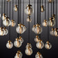 Pearl Round Chandelier-Meet Lighting