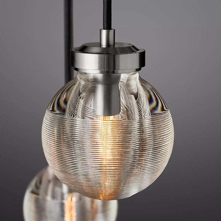 Pearl Round Chandelier-MEET LIGHTING