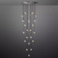 Pearl Round Chandelier-Meet Lighting