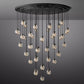 Pearl Round Chandelier-Meet Lighting