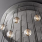 Pearl Round Chandelier-Meet Lighting