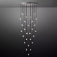 Pearl Round Chandelier-Meet Lighting