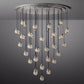 Pearl Round Chandelier-Meet Lighting