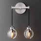 Pearl Spherical Modern Double Wall Sconce-Meet Lighting