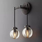 Pearl Spherical Modern Double Wall Sconce-Meet Lighting