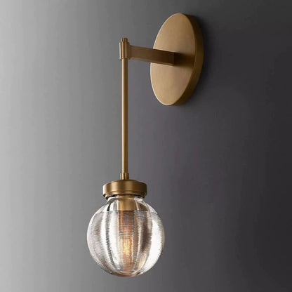 Pearl Spherical Modern Wall Sconce (Rod)-Meet Lighting