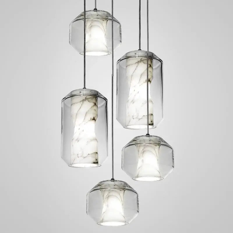 Alabaster Glass Pendant Lights Dining Room    Pendant [product_tags] Fabtiko