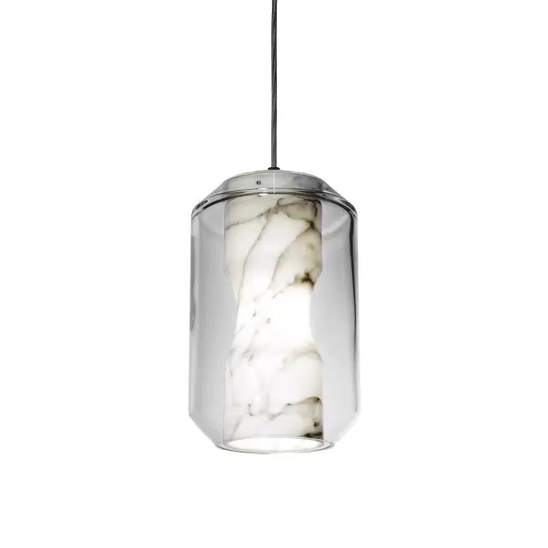 Alabaster Glass Pendant Lights Dining Room 7.87"D*13"H   Pendant [product_tags] Fabtiko