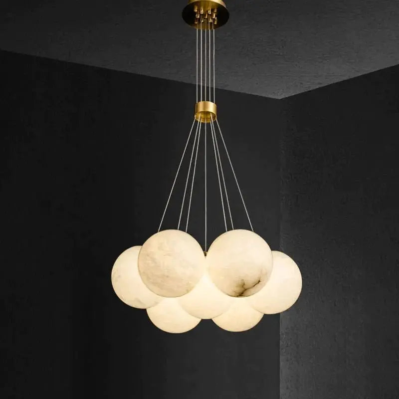 Alabaster Global Ceiling Pendant Light 7Lights   Pendant [product_tags] Fabtiko